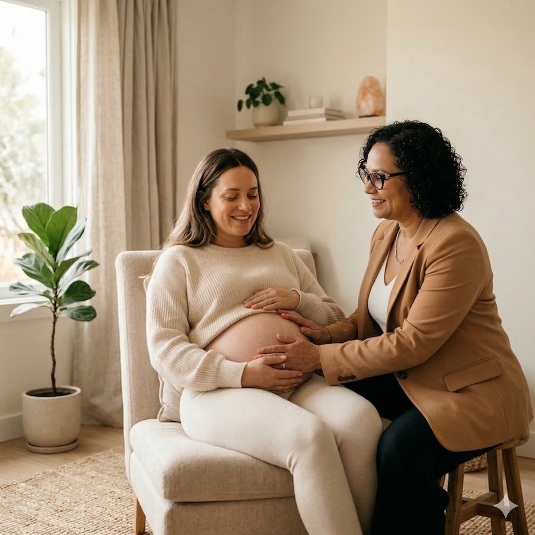 Apoio durante a gestação
